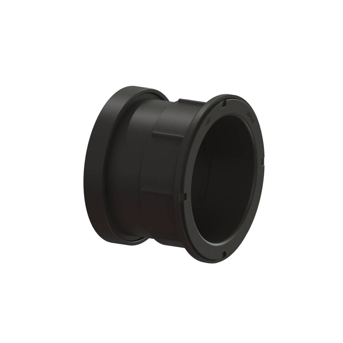 Kessel Zulaufstutzen DN 100 Bohrloch 121 mm mit Flachdichtung