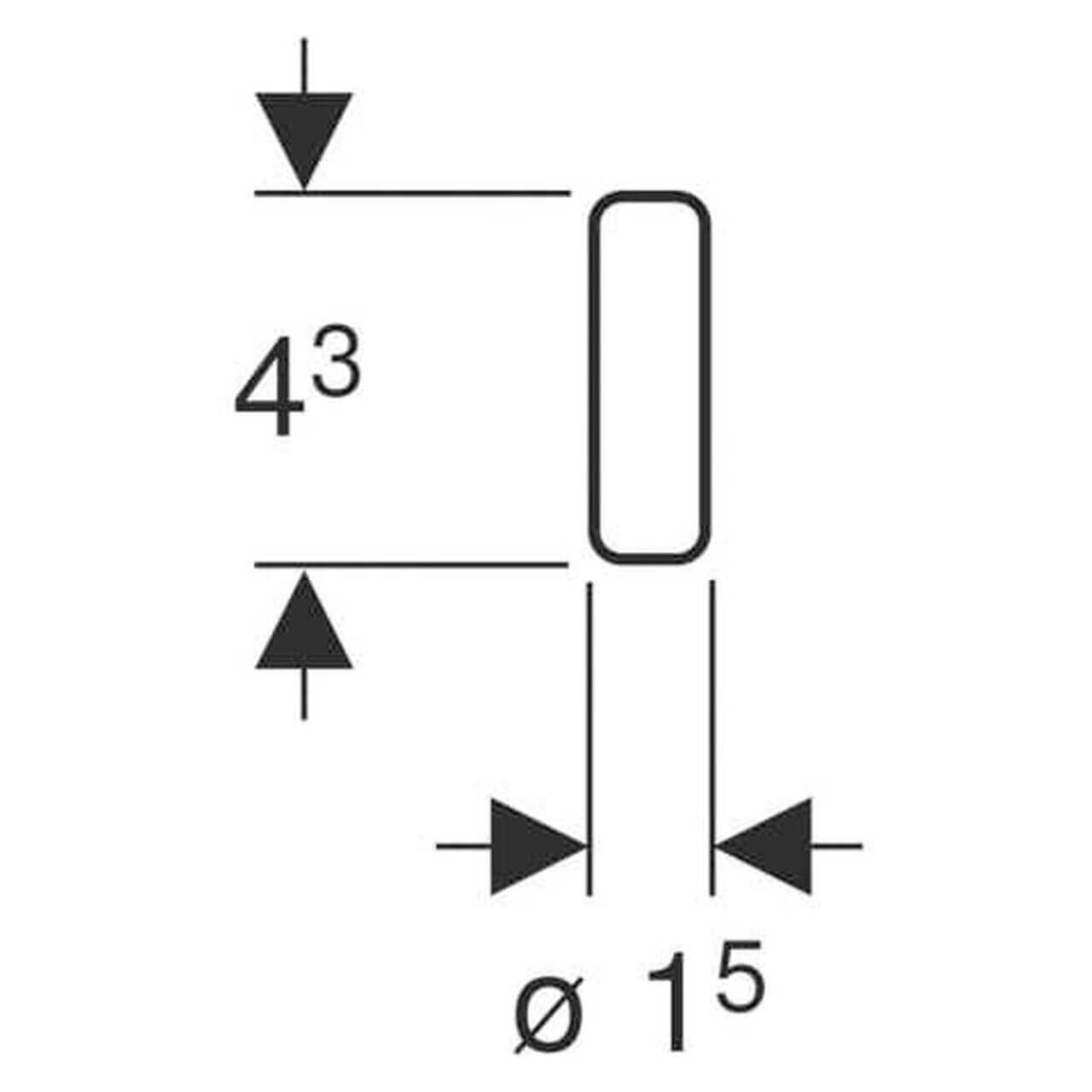 Geberit DuoFresh Stick gegen Kalk und Urinstein