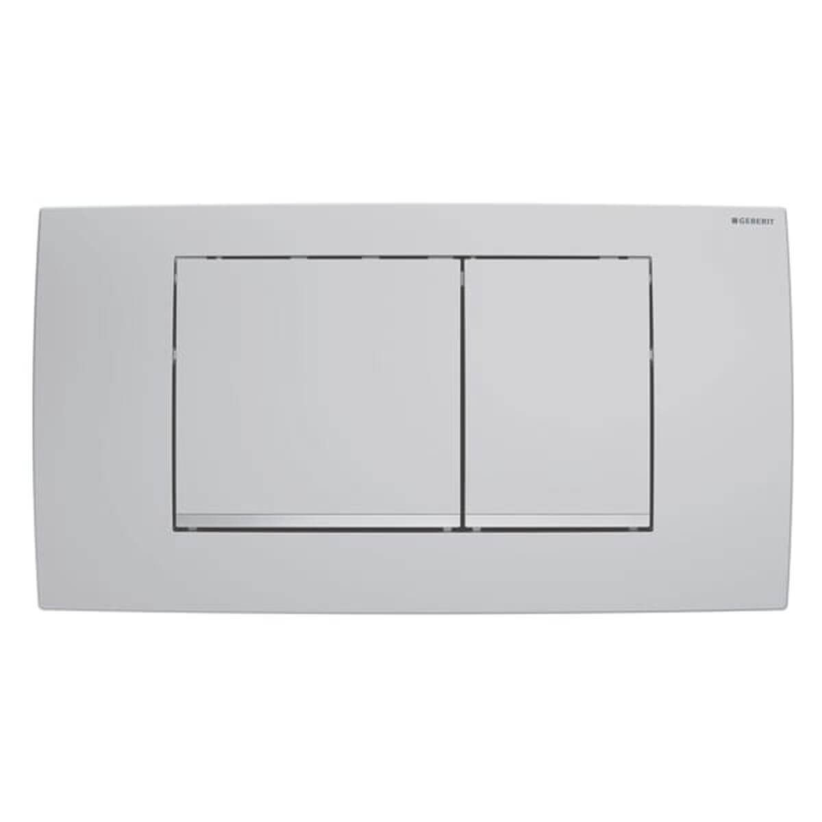Geberit Betätigungsplatte Twinline 30 Mattchrom, 2-Mengen-Spülung