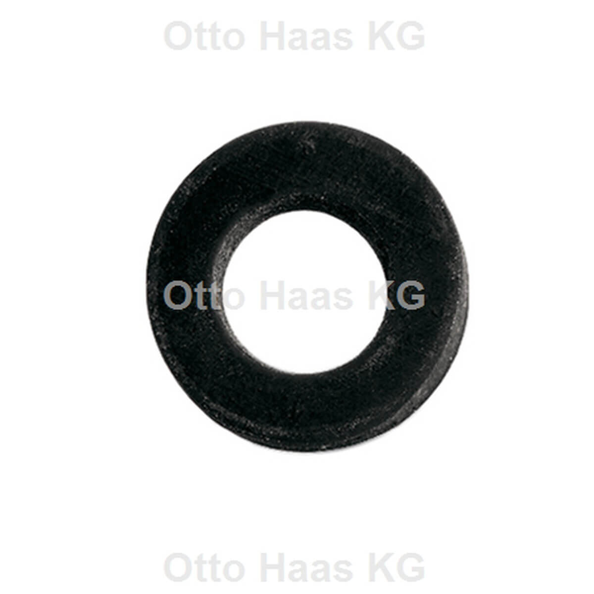 Haas Dichtung 10 x 18 x 3 mm für Überwurfmutter 1/2" Gummi schwarz