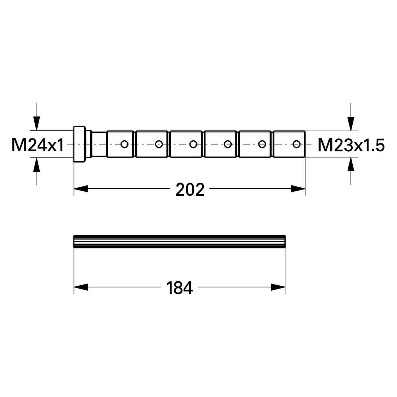 Grohe Unterputz-Ventilverlängerung 200 mm (45203000) – jetzt bei Meds24 Grohe Unterputz-Ventilverlängerung 200 mm (45203000)
