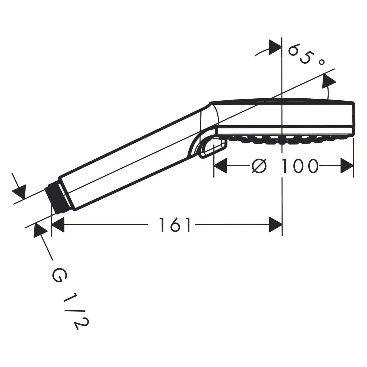 Hansgrohe Handbrause Crometta Vario EcoSmart Chrom