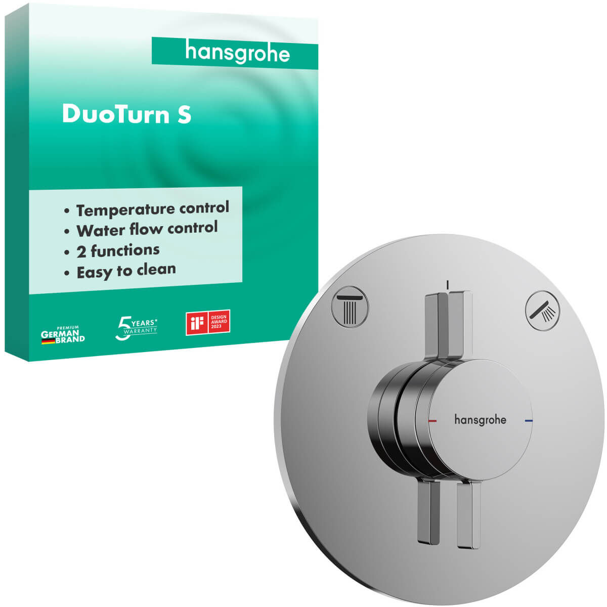 hansgrohe Mischer DuoTurn S UP für 2 Verbraucher chrom