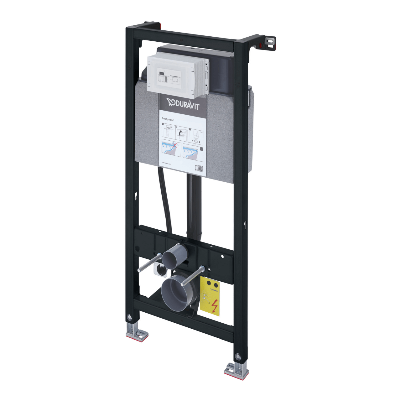 Duravit WC-Element DuraSystem 50x114,8 cm Standard vormontiert, pulverbeschichtet (WD1011000000)