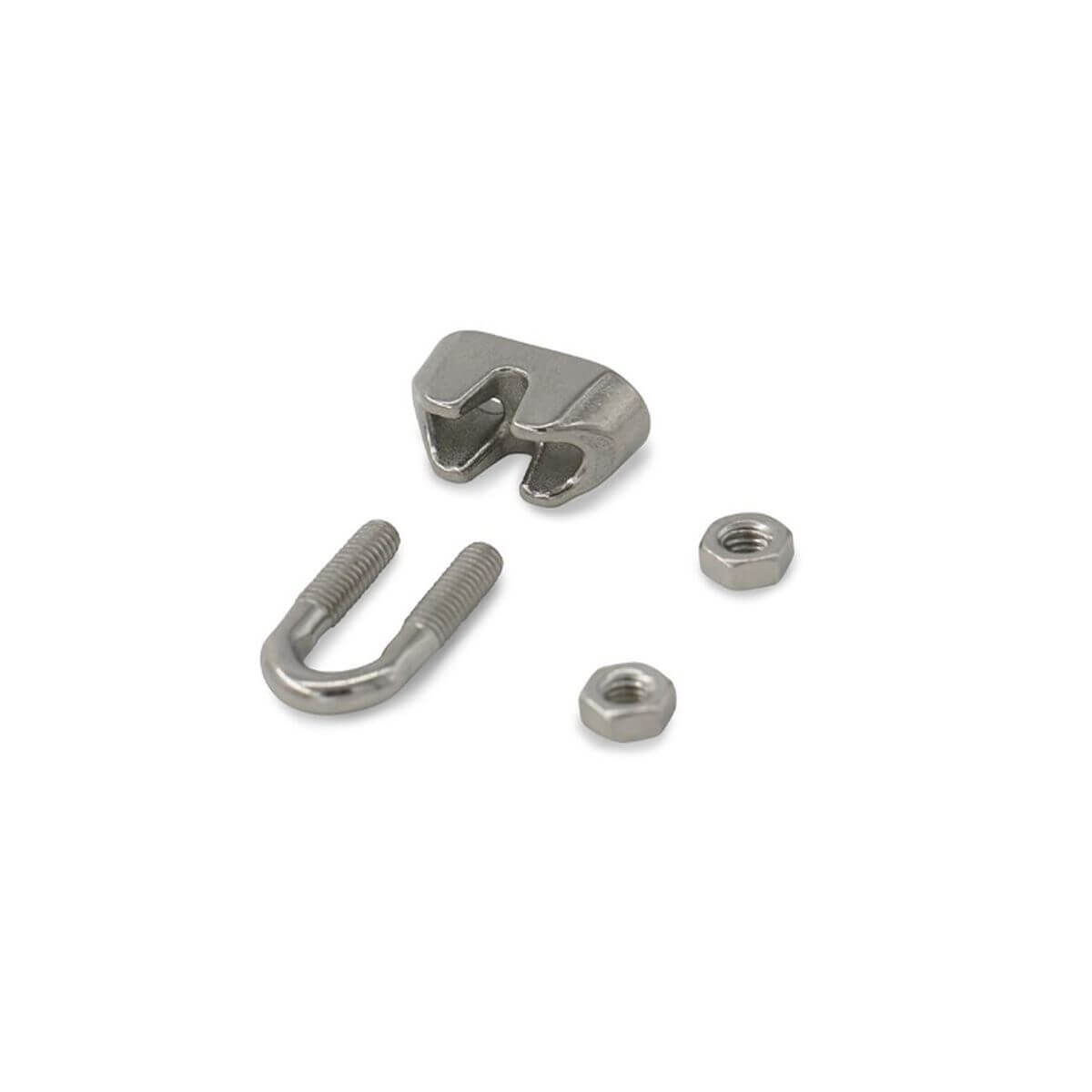 WASI Seilklemme 1.4401 – für Stahlseil 4 mm