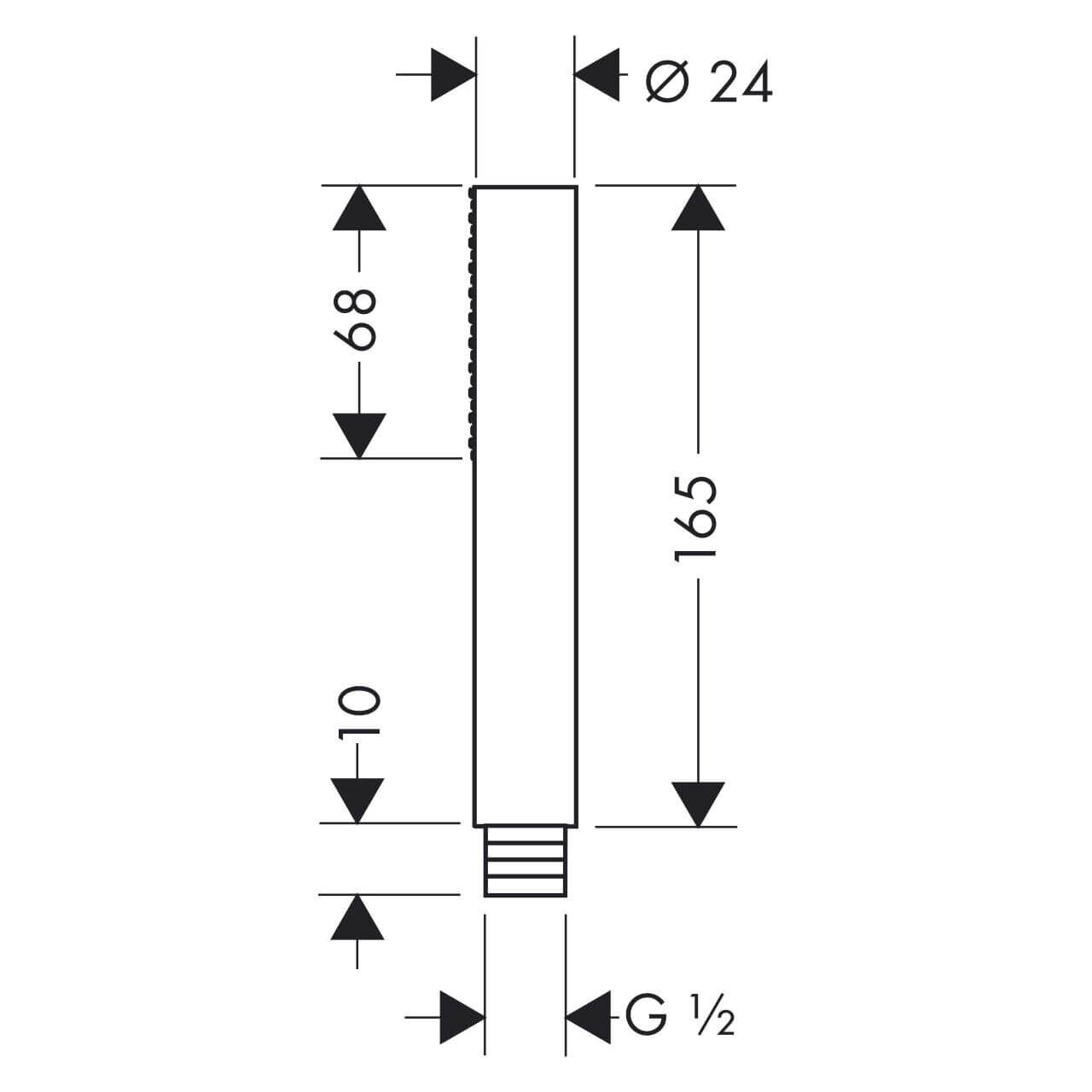 Hansgrohe Handbrause Axor Starck 1jet Chrom (10531000) – jetzt bei Meds24 Hansgrohe Handbrause Axor Starck 1jet Chrom (10531000)