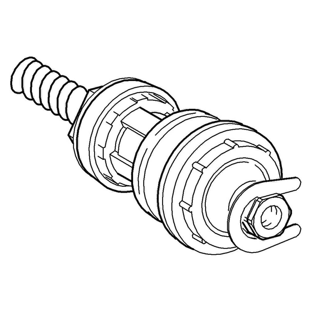 Grohe - Druckspüler-Innenteil | Urinal-Spüler 505