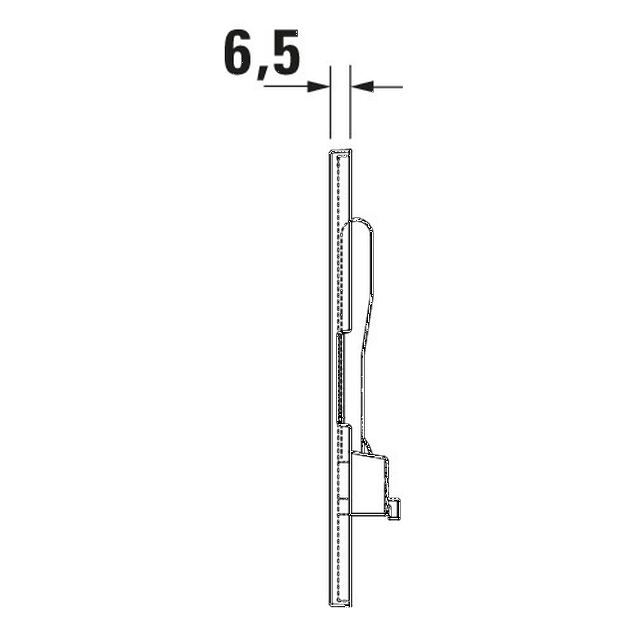 Duravit Betätigungsplatte DuraSystem WC, Dual Flush