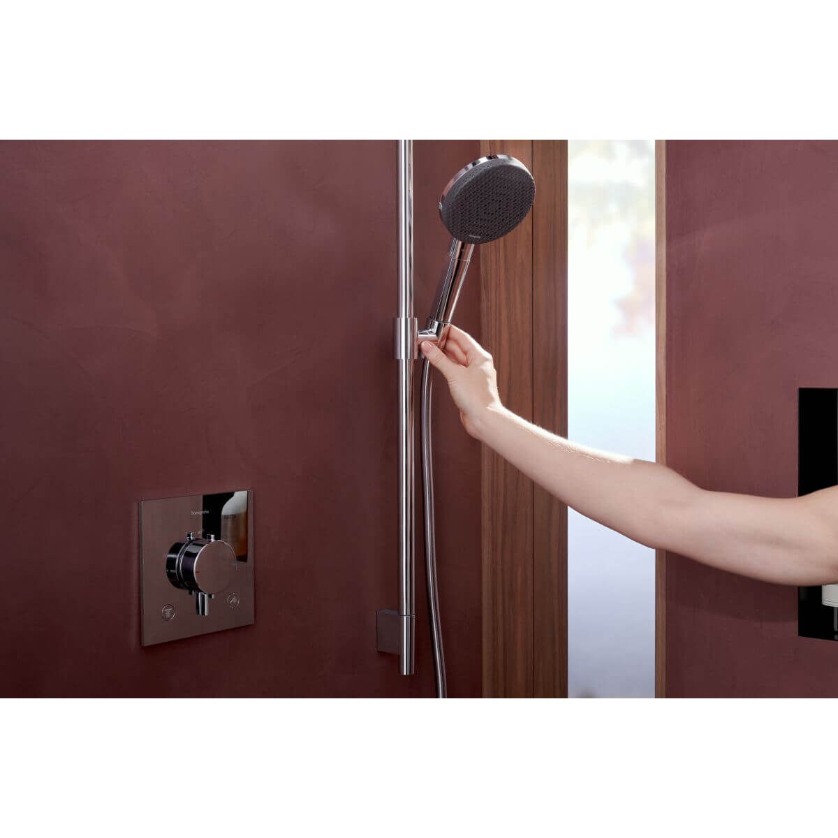 Hansgrohe Thermostat Ecostat Comfort E UP für 2 Verbraucher 24 l/min chrom