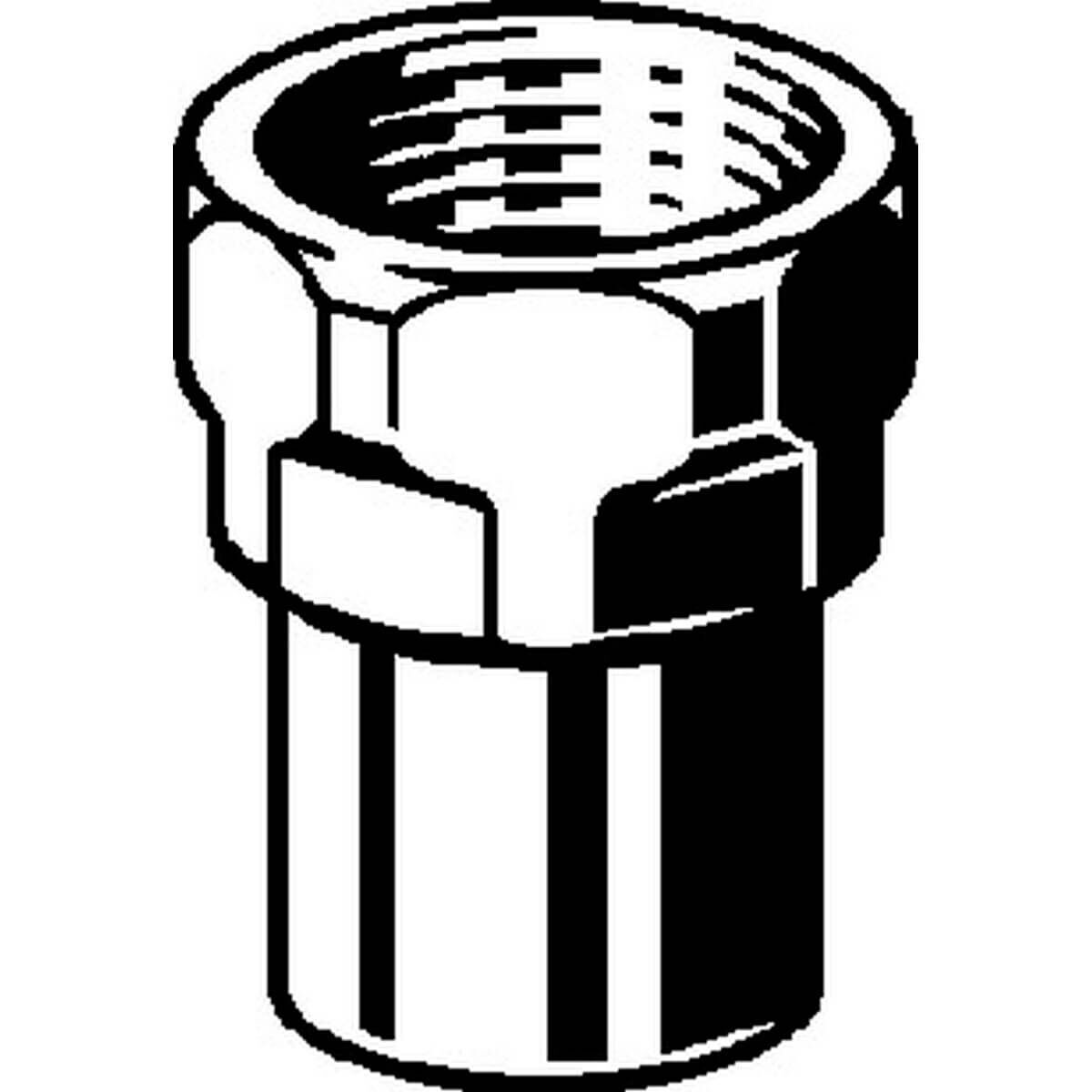 Viega Übergangsmuffe 94270 G 22 mm x Rp 1/2 Rotguss