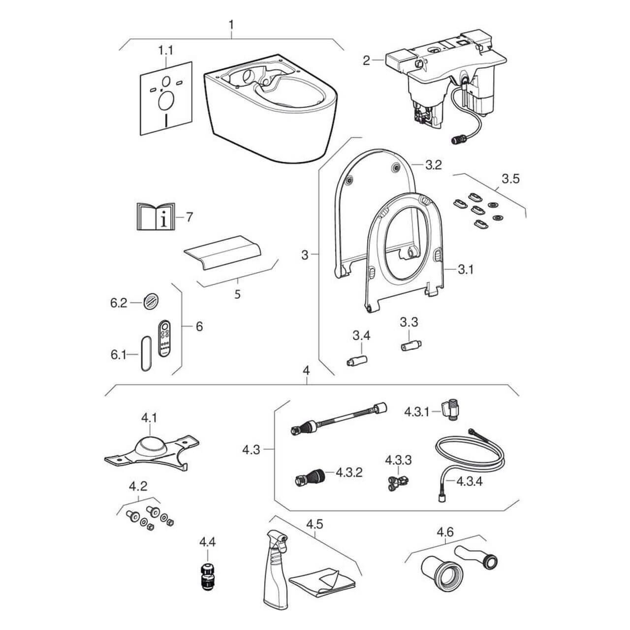 Geberit Wand-WC Aquaclean weiß (11421934) – jetzt bei Meds24 Geberit Wand-WC Aquaclean weiß (11421934)
