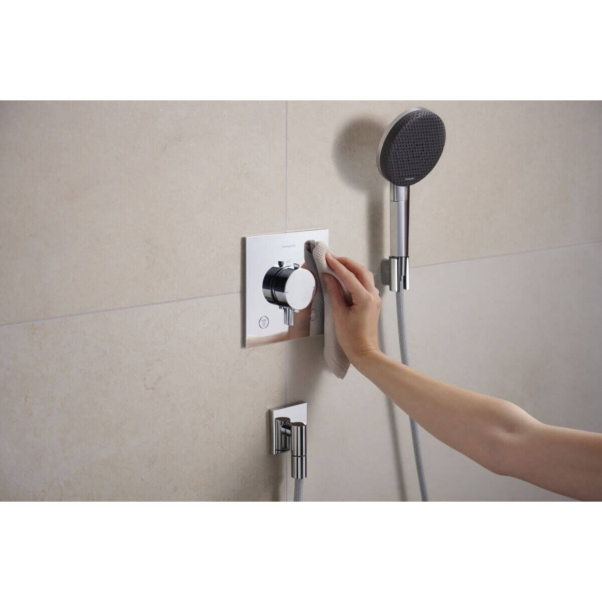 Hansgrohe Thermostat Ecostat Comfort E UP für 2 Verbraucher 24 l/min chrom