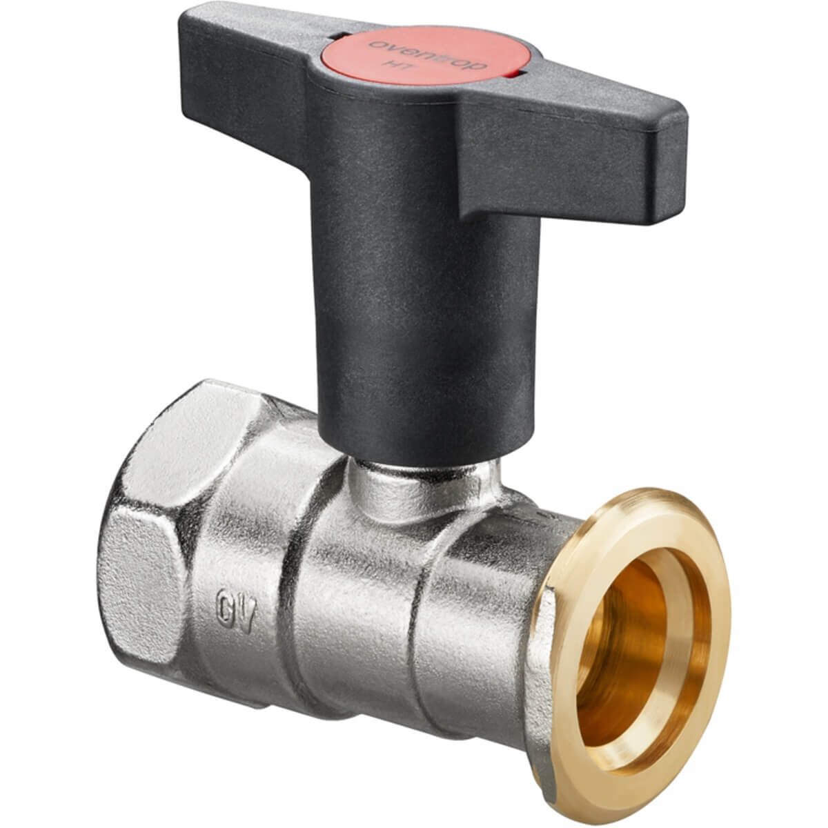 Oventrop Pumpenkugelhahn Optibal P DN 32 Rp 1 1/4 x G 2 PN 10 ohne Sperrventil