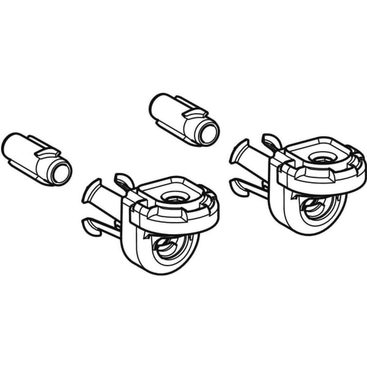 Geberit Wandbefestigung Set f Geberit EFF3