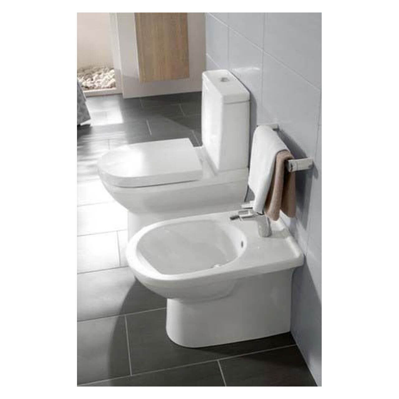 Villeroy & Boch Spülkasten O.Novo Duo mit Spartaste Weiß (5788S101)