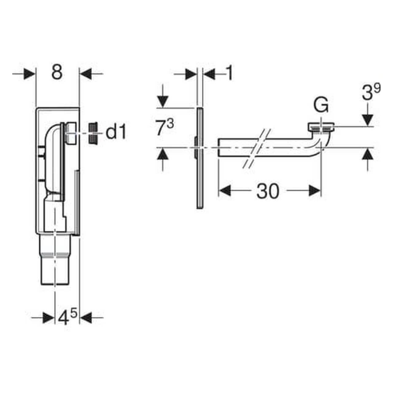 Geberit Unterputz-Geruchsverschluss 50/56 mm Wandeinbau (151120211) – jetzt bei Meds24 Geberit Unterputz-Geruchsverschluss 50/56 mm Wandeinbau (151120211)