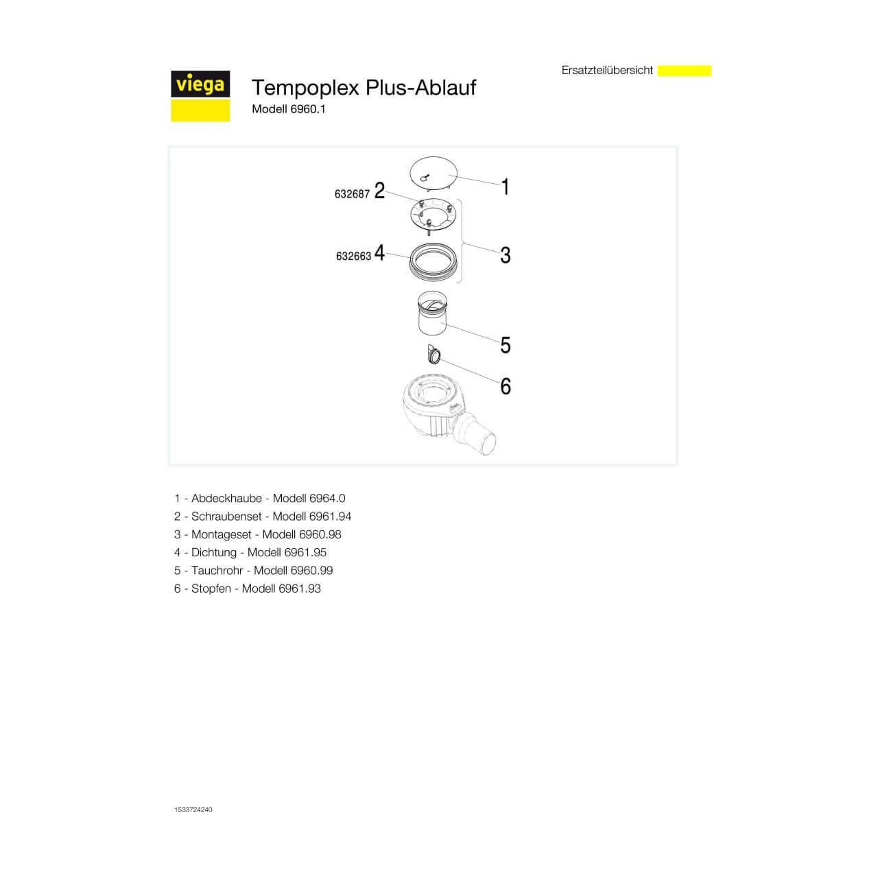 Viega Wannenablauf Tempoplex Plus DN 50x90 Weiß (559991) – jetzt bei Meds24 Viega Wannenablauf Tempoplex Plus DN 50x90 Weiß (559991)