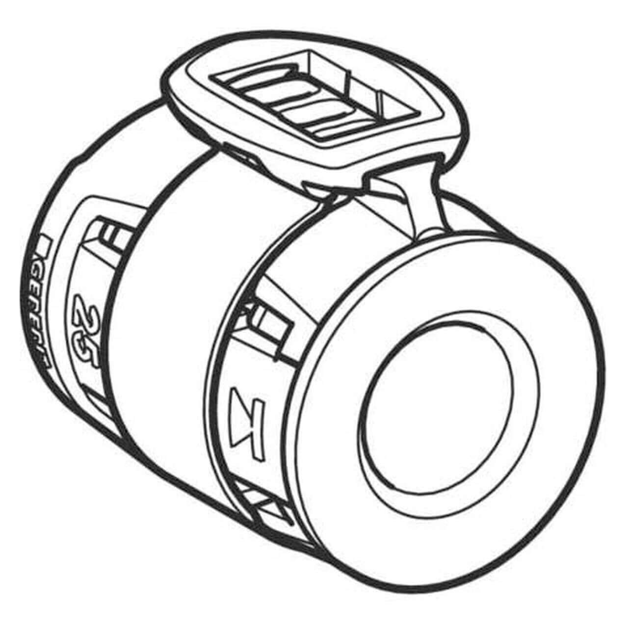 Geberit Rohr-Endstopfen FlowFit Ø 16 mm