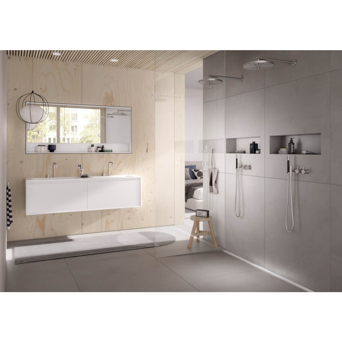 Tece Duschrinne drainprofile Breite 55 mm 900 mm gebürstet