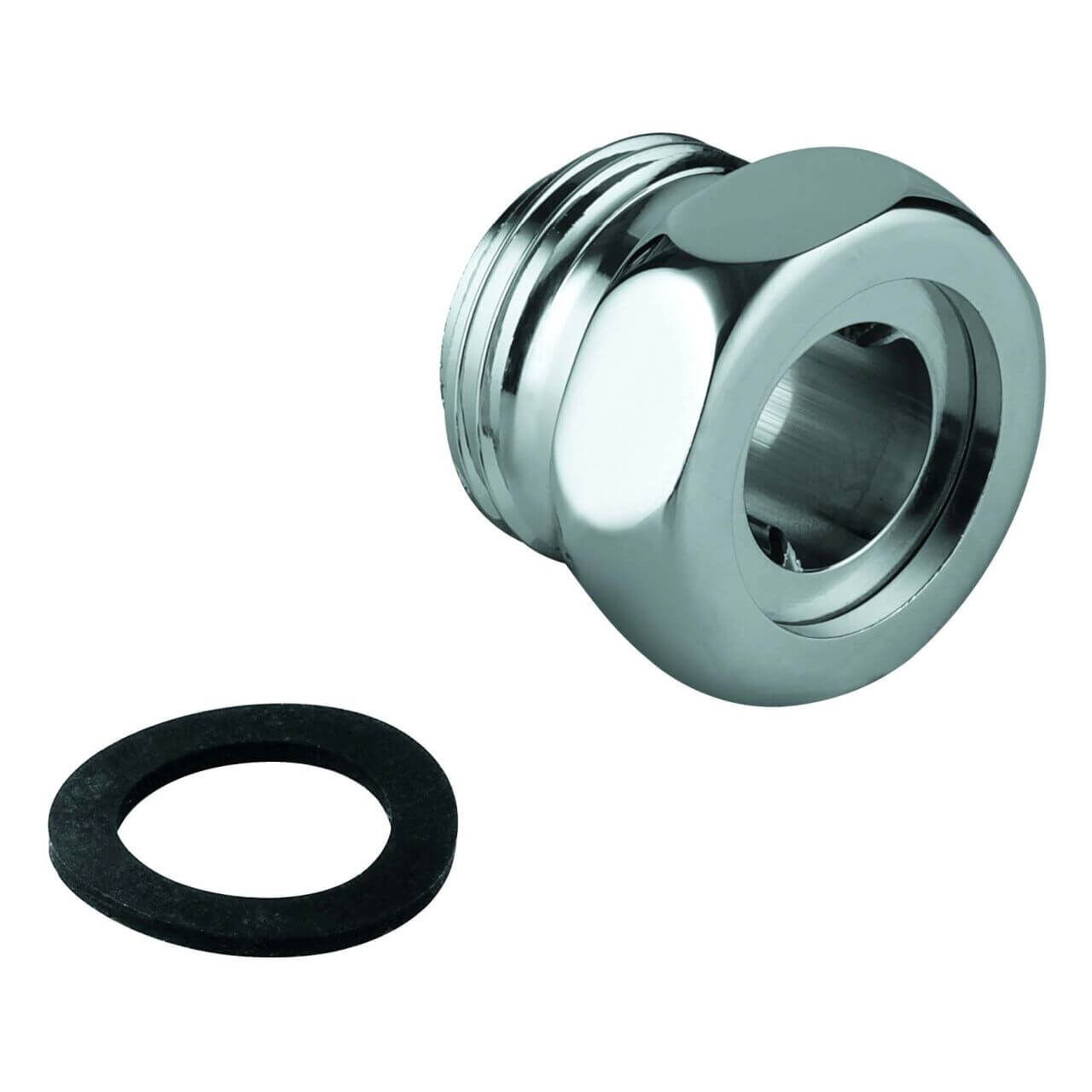 Grohe Eingangsverschraubung 3/4" Eckmontage Chrom