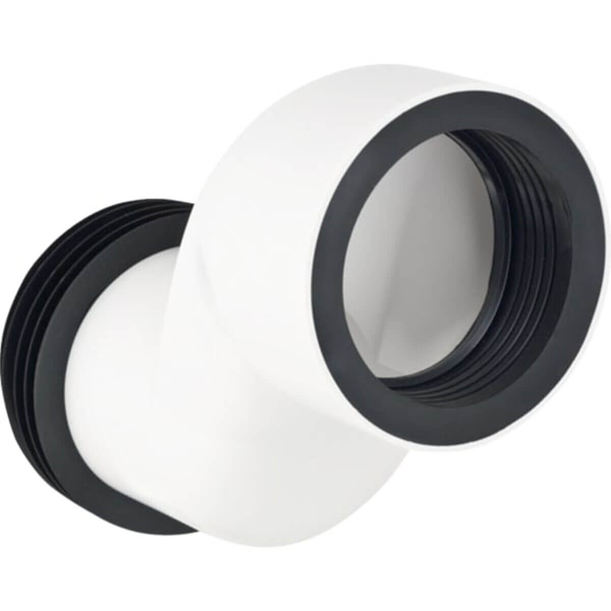 Geberit Anschlussstutzen-Set weiß für Wand WC etagiert 7 cm Ø 90 mm