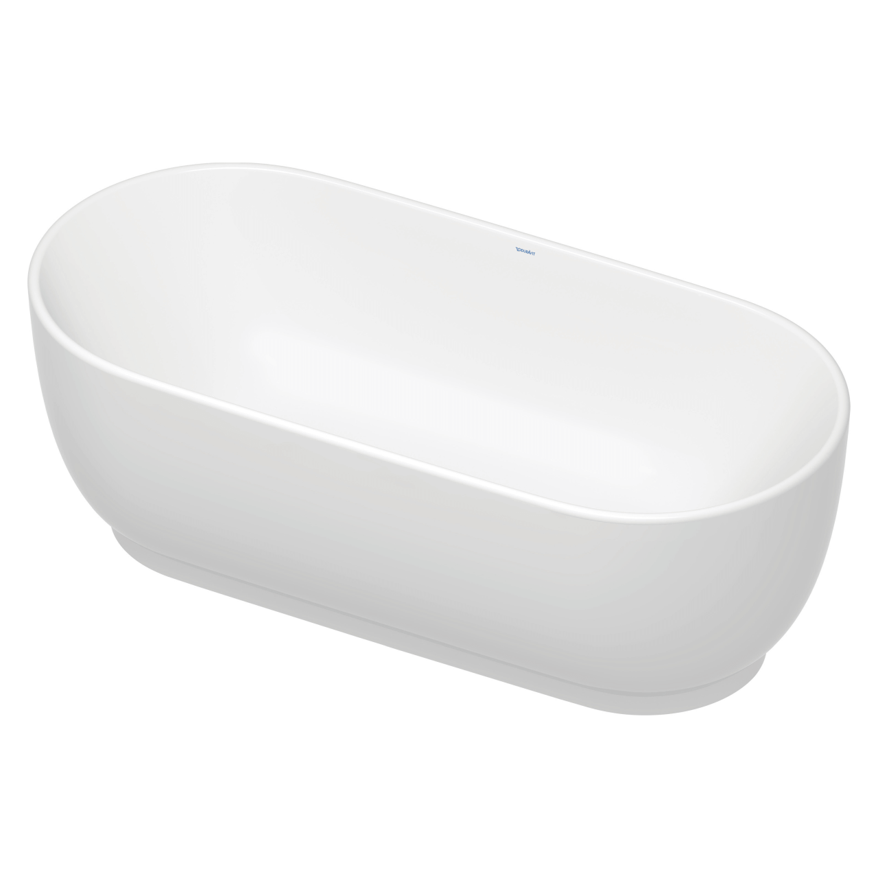Duravit Oval-Badewanne Luv 180x85x46 cm freistehend matt Weiß