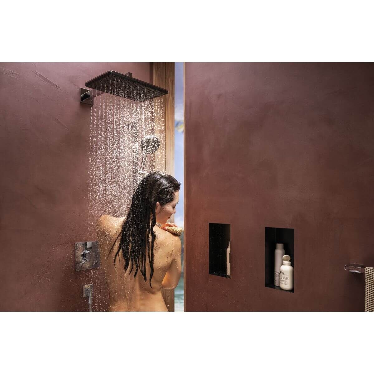 Hansgrohe Thermostat Ecostat Comfort E UP für 2 Verbraucher 24 l/min chrom