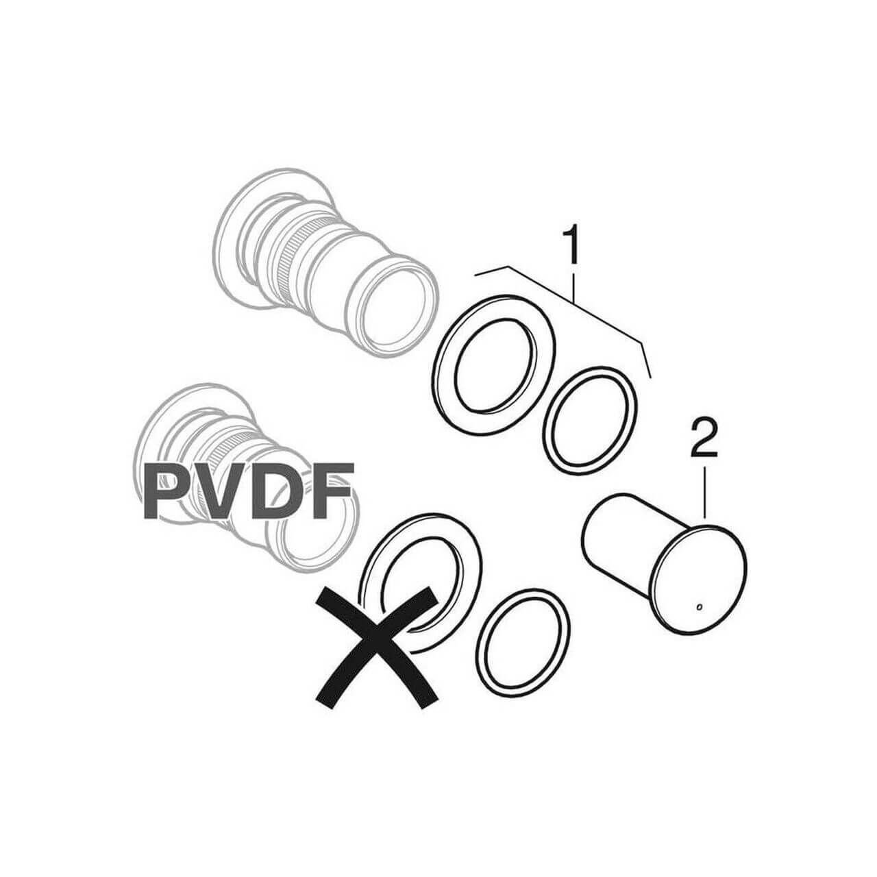 Geberit T-Stück Mepla Ø 32 mm egal PVDF