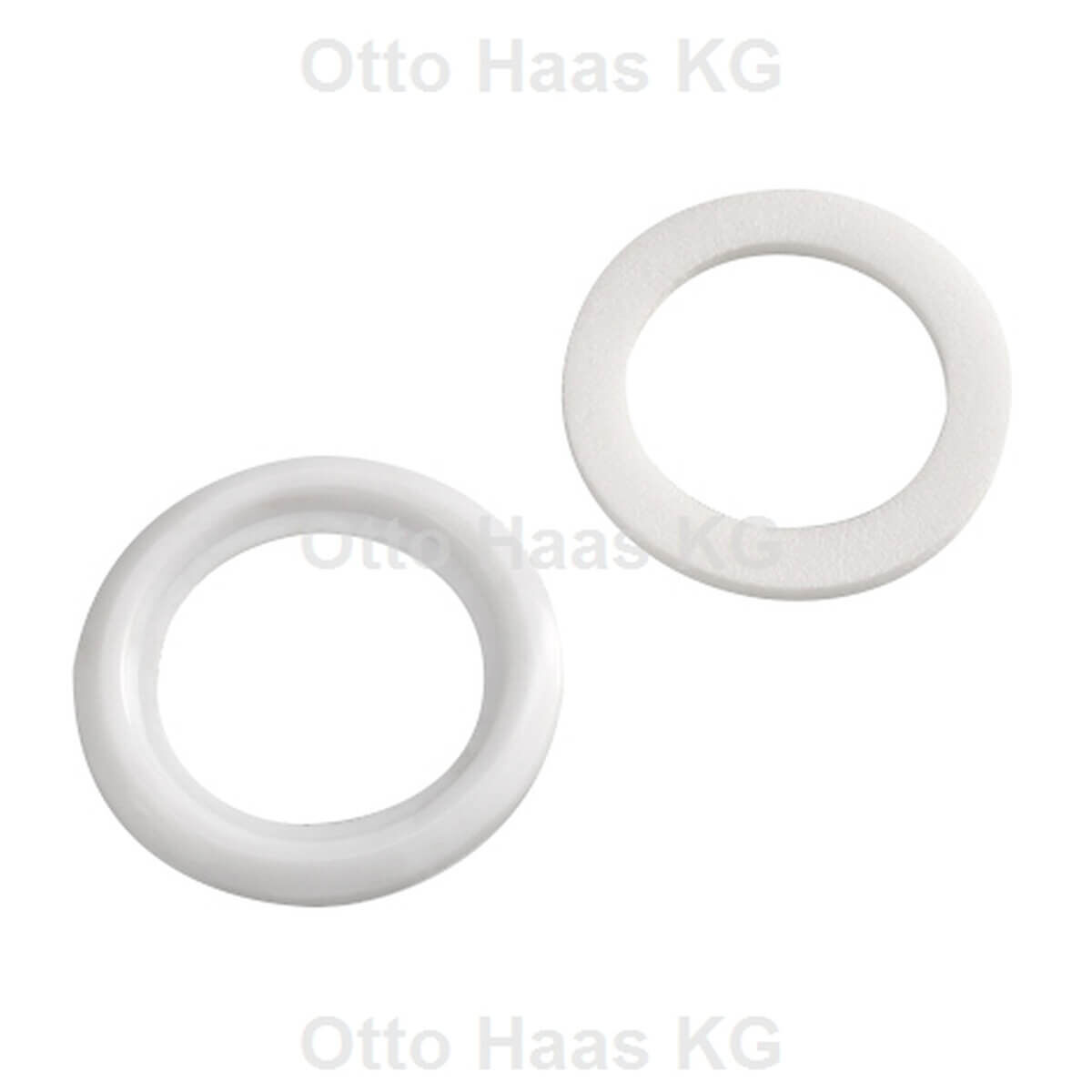 Haas Dichtungs-Set 1 1/4" für Ablauf weiß