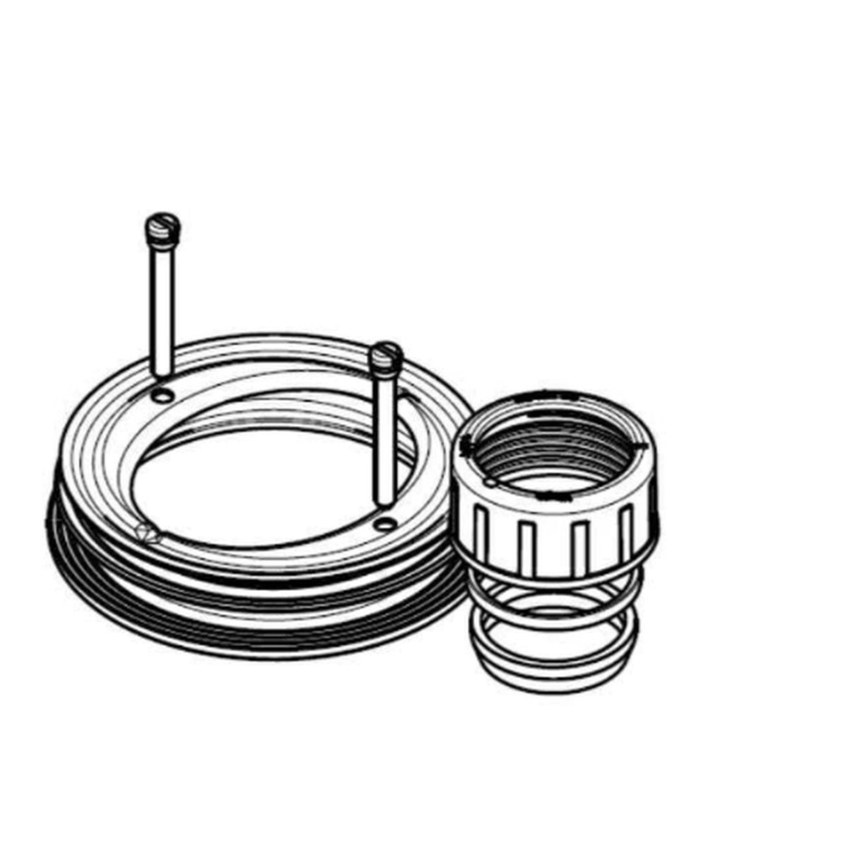 Viega Zubehör 6958.1-90C 110 mm Chromnickelstahl