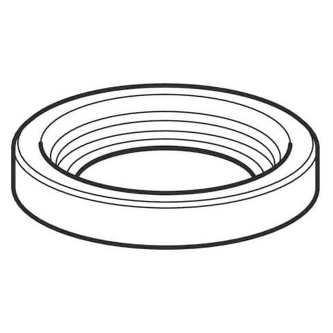 Geberit Manschette 80–100 mm EPDM Schwarz, für Wand-WC