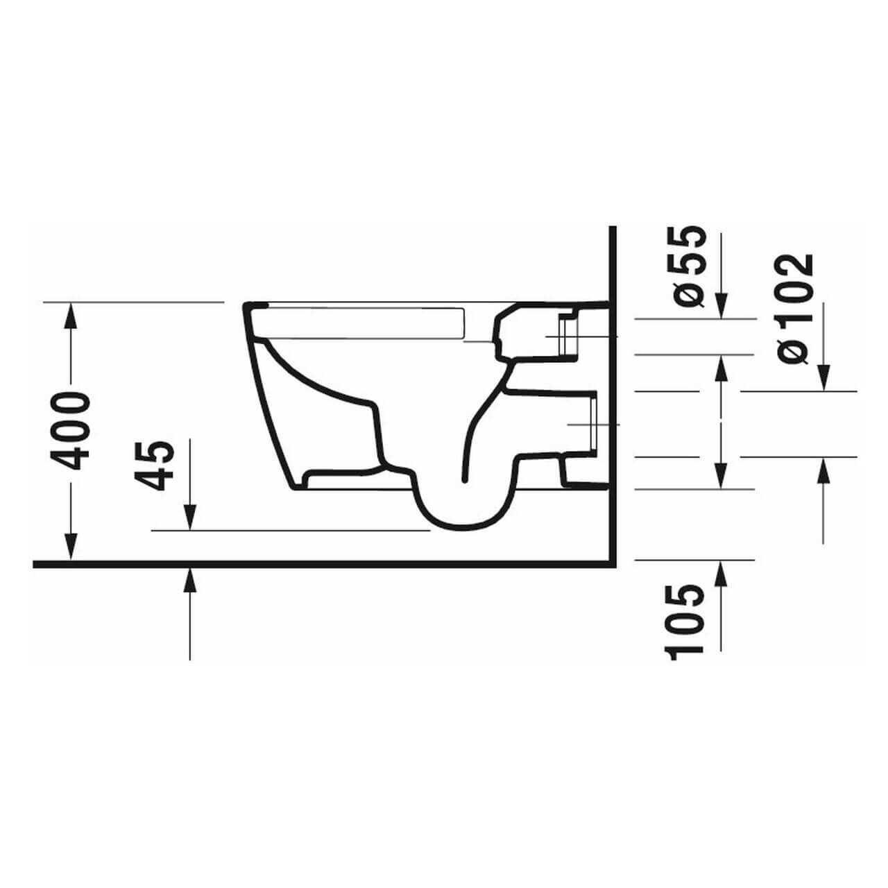 Duravit Wand-Tiefspül-WC Set Me by Starck Rimless Weiß (45290900A1) – jetzt bei Meds24 Duravit Wand-Tiefspül-WC Set Me by Starck Rimless Weiß (45290900A1)