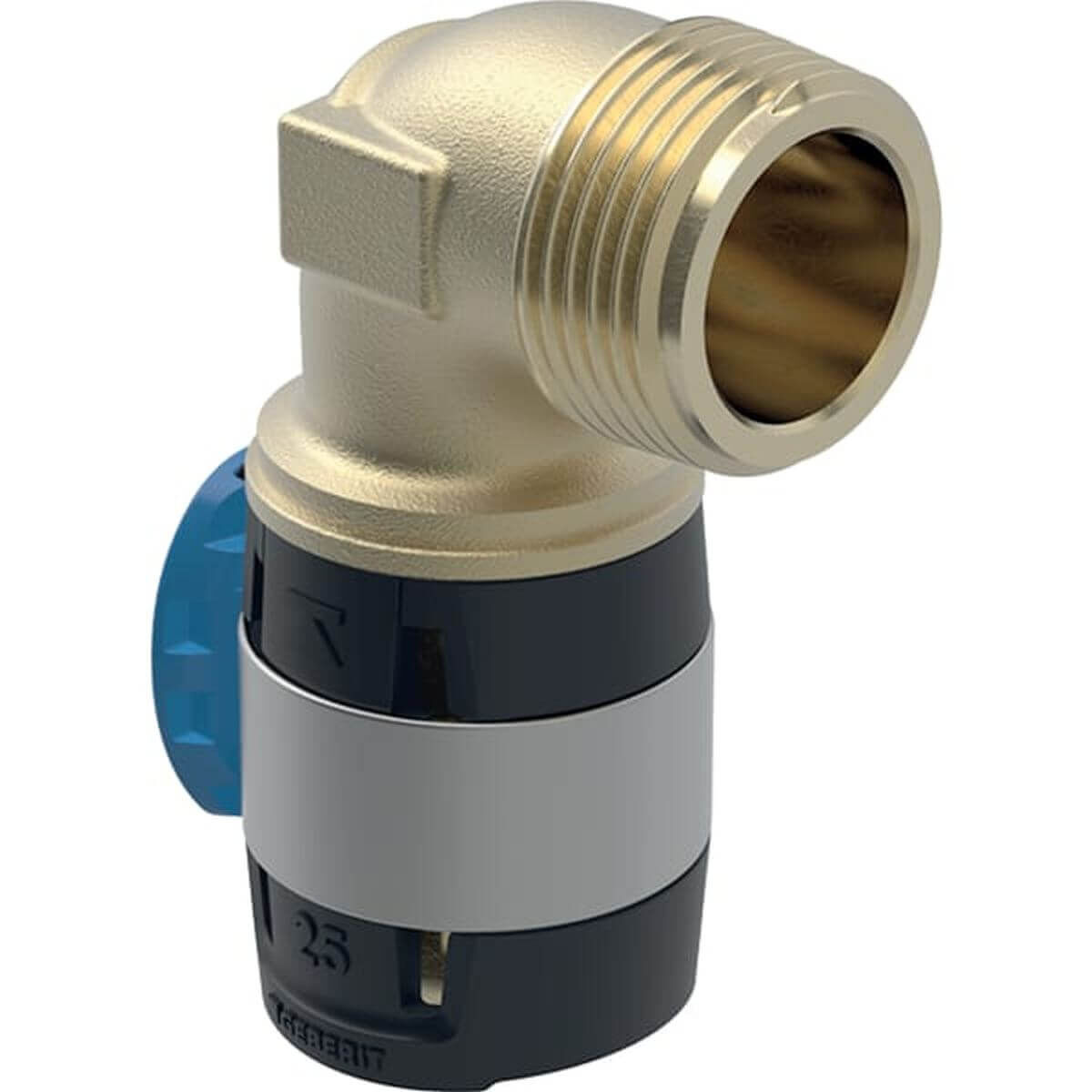 Geberit Übergangsbogen FlowFit Ø 25 mm R 1 90° mit Außengewinde