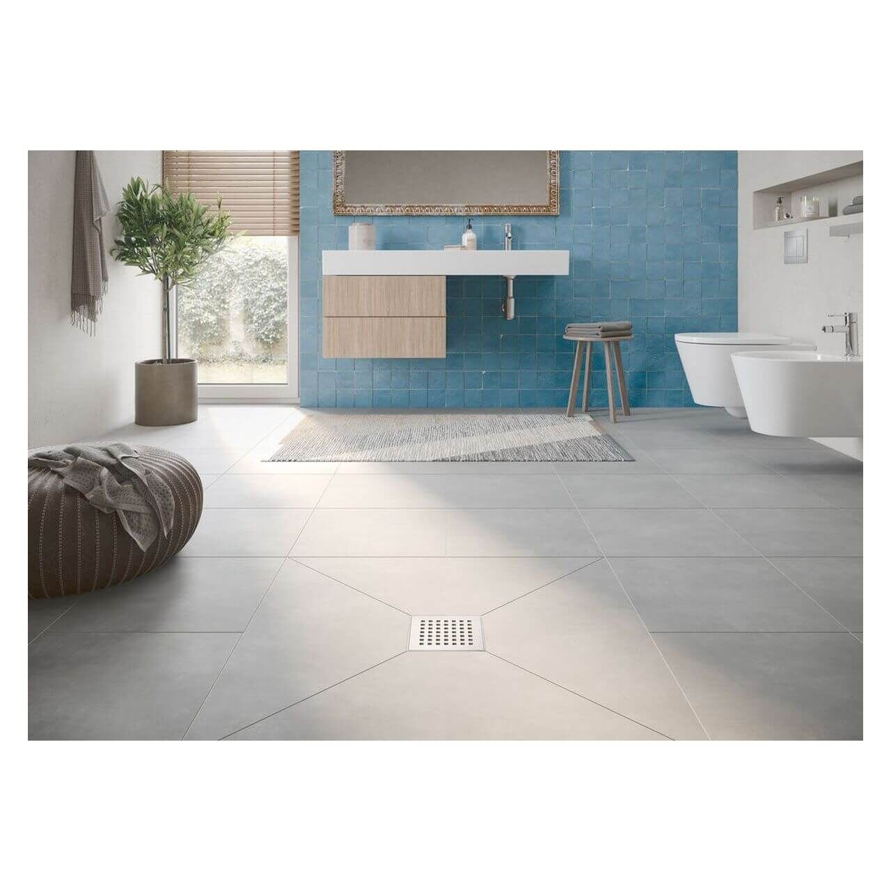 Tece Bodenablaufset Tecedrainpoint S DN 50 waagerecht, superflach