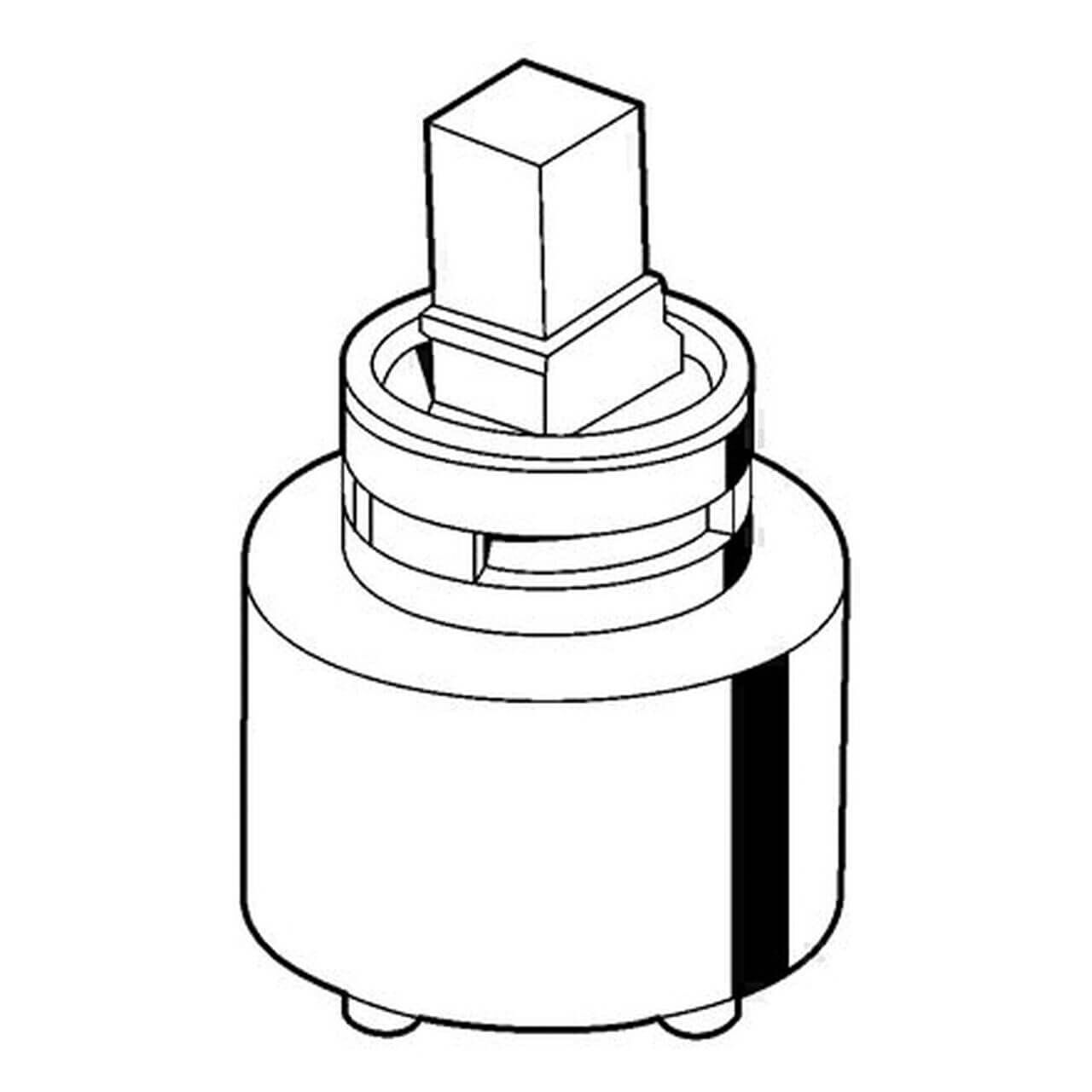 Kludi Kartusche Steuereinheit 35 mm (7560500-00) – jetzt bei Meds24 Kludi Kartusche Steuereinheit 35 mm (7560500-00)
