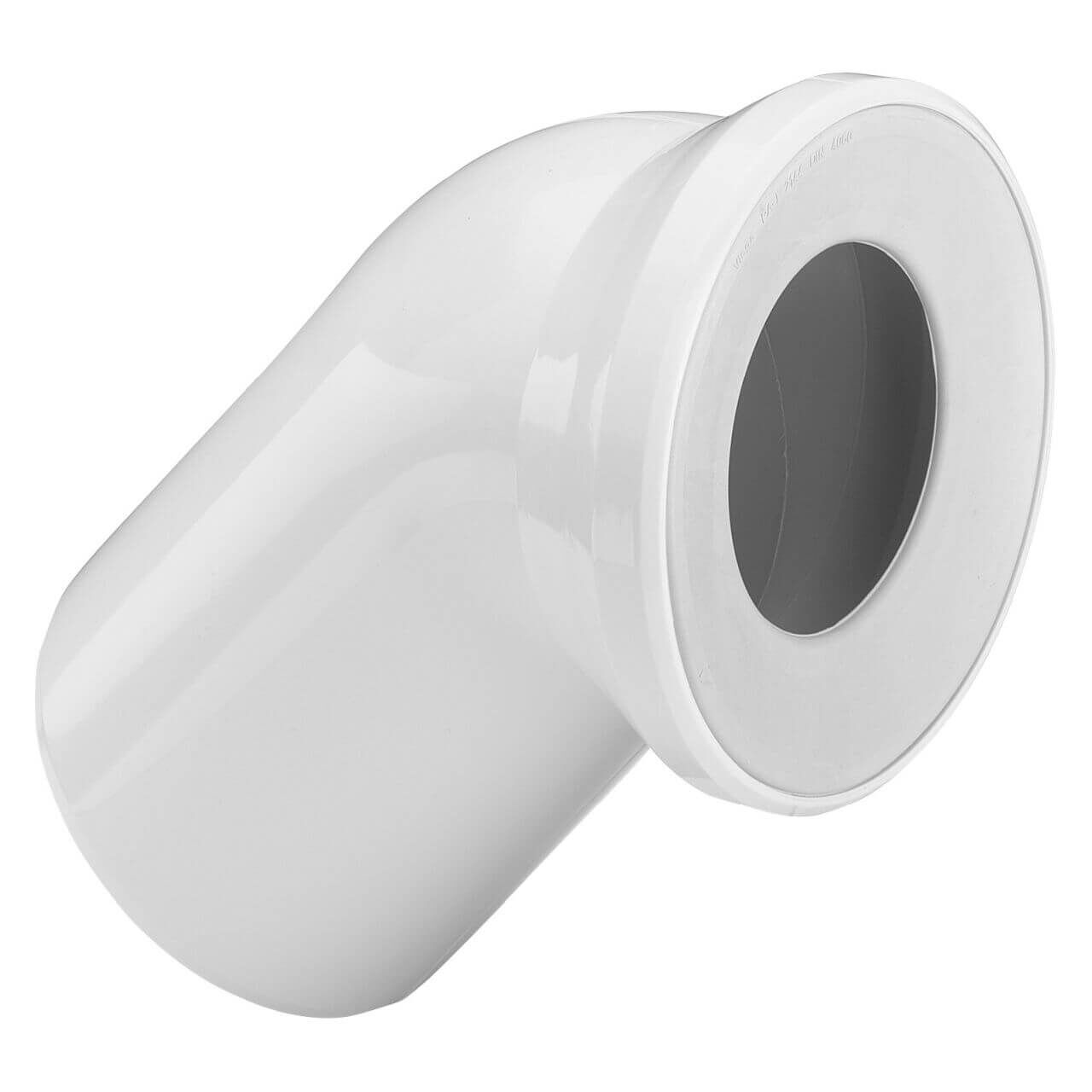 Viega WC-Anschlussbogen 3812 45° DN 100 Kunststoff Weiß (101718)