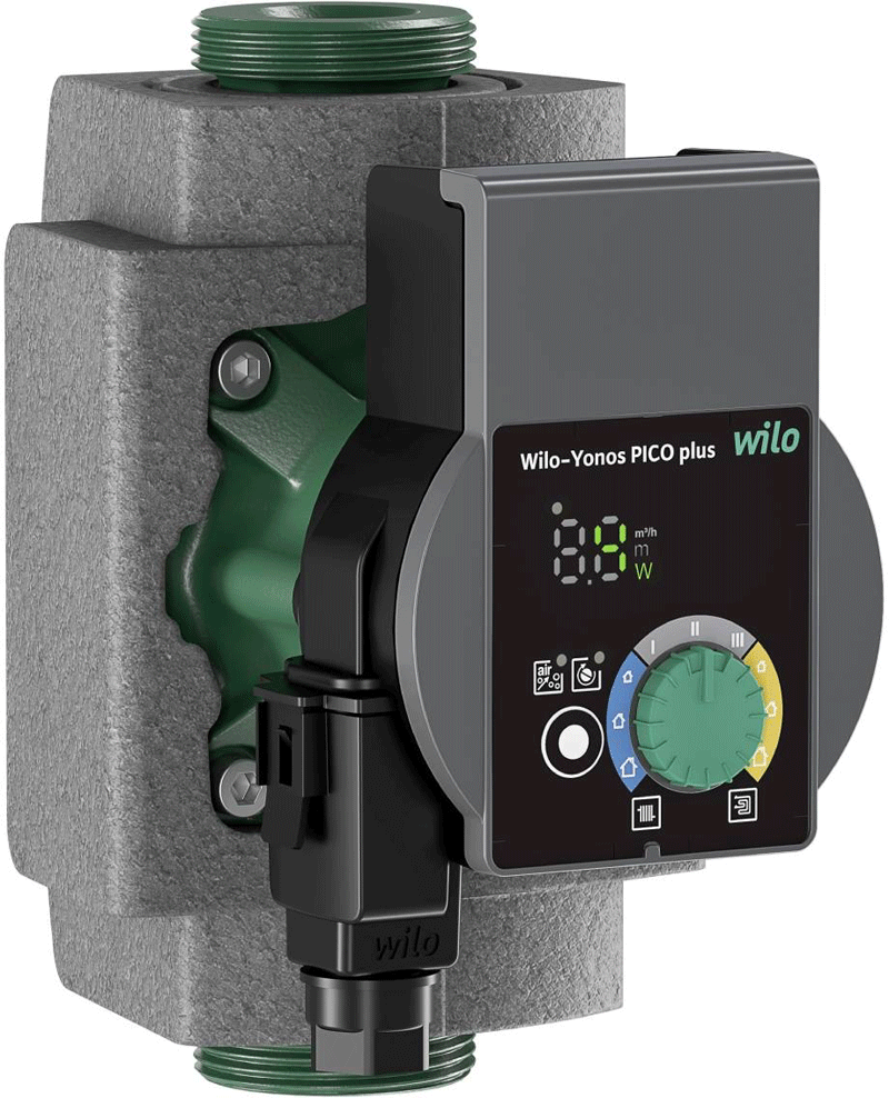 Wilo Hocheffizienz-Pumpe Yonos PICO plus 25/1-6, G 1 1/2, 230 V, 50/60 Hz