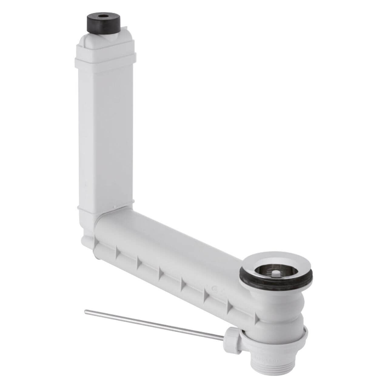 Geberit Clou Ab-/Überlaufventil mit Hebel für verdeckten Überlauf