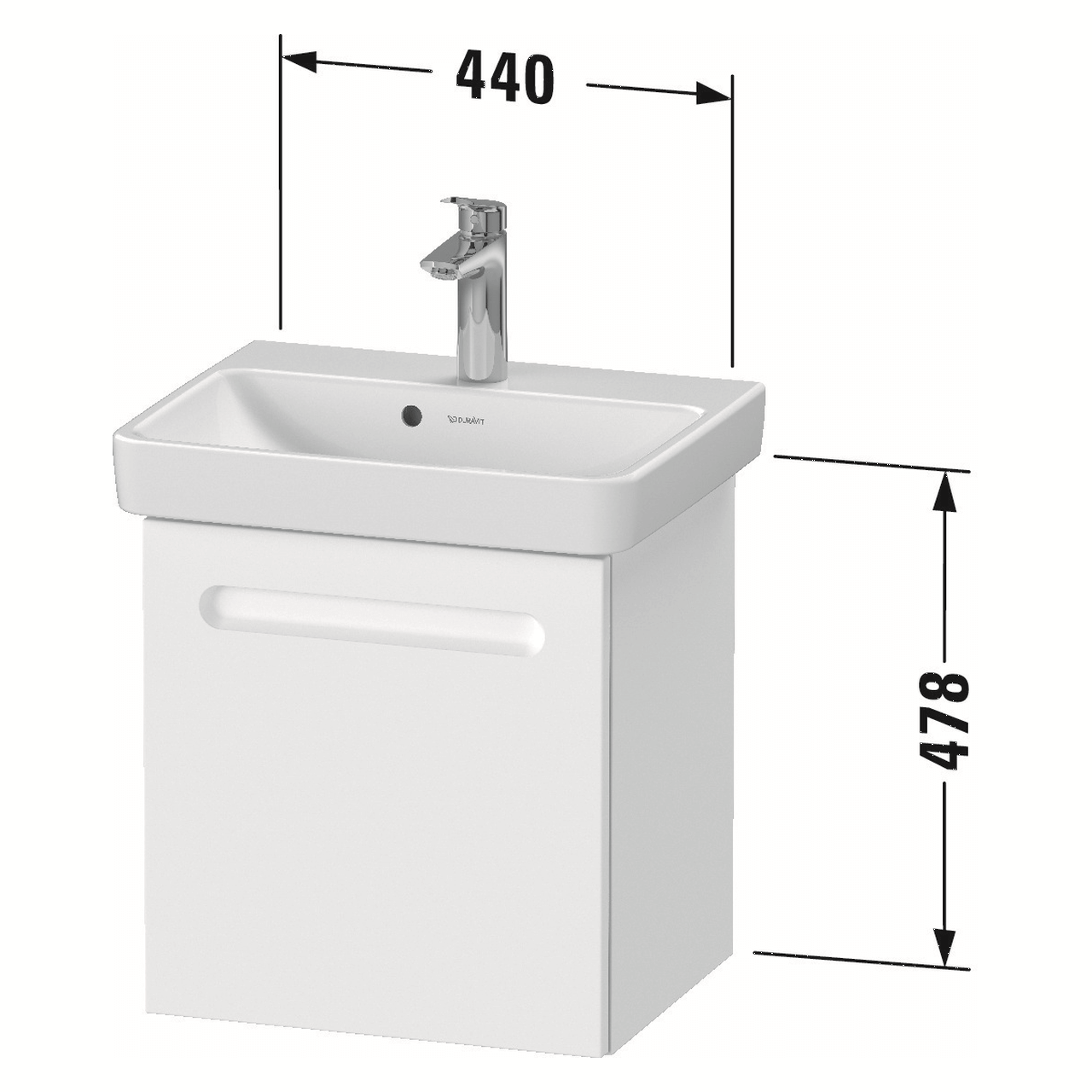 Duravit Waschtischunterschrank No.1 44x38,6x47,8 cm Weiß Matt Tür rechts (N14267R18180000) – jetzt bei Meds24 Duravit Waschtischunterschrank No.1 44x38,6x47,8 cm Weiß Matt Tür rechts (N14267R18180000)