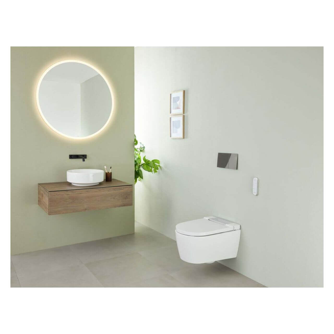 Geberit Wand-WC Aquaclean Chrom 3/8 Zoll