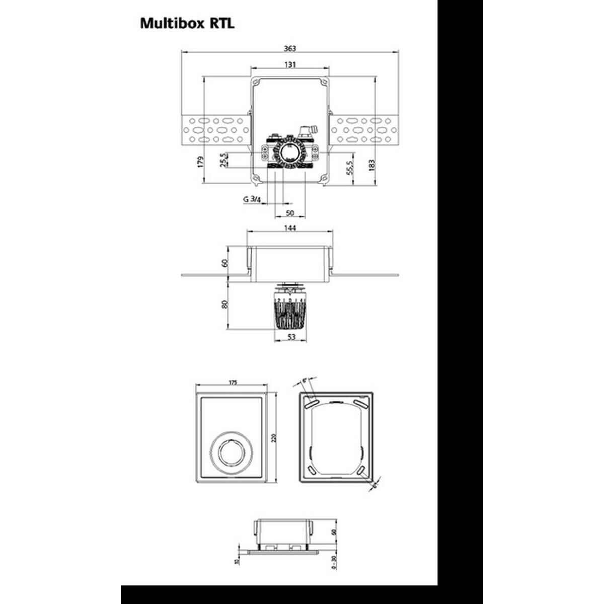 Heimeier Einzelraumregelung Multibox RTL UP