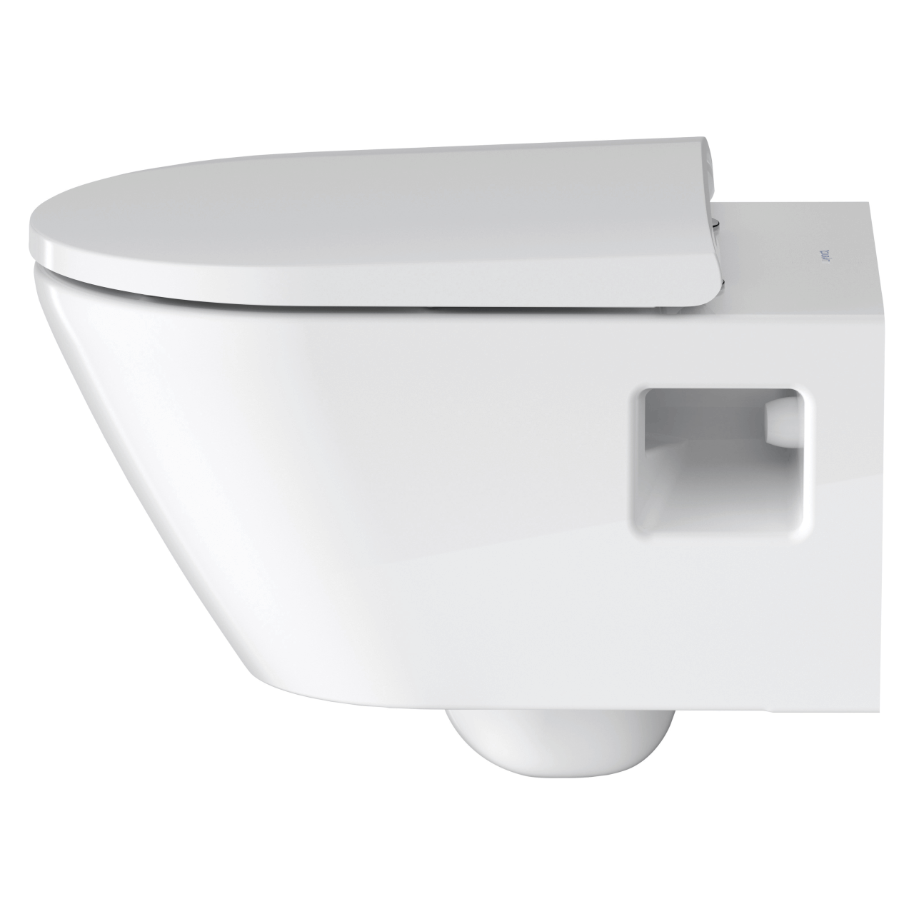 Duravit - Wand-Tiefspül-WC-Set - D-Neo Rimless Weiß | WC-Sitz | Absenkautomatik