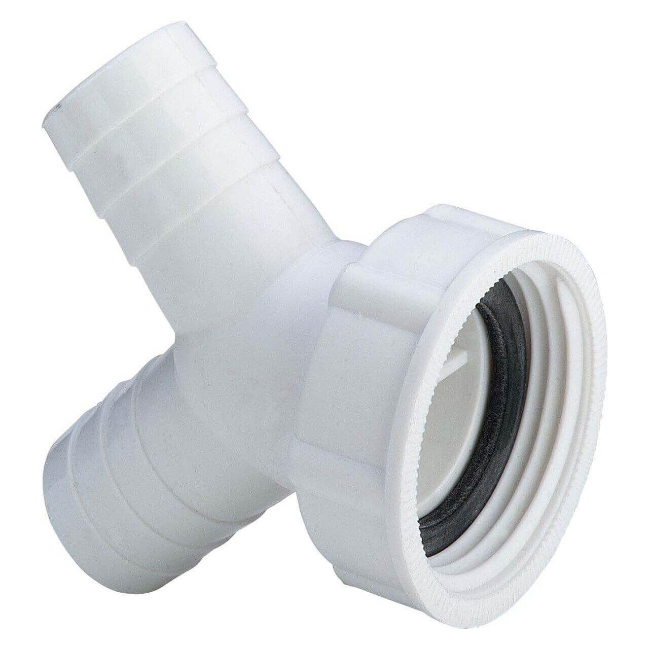 Viega Schlauchverschraubung G1 45° Weiß Kunststoff