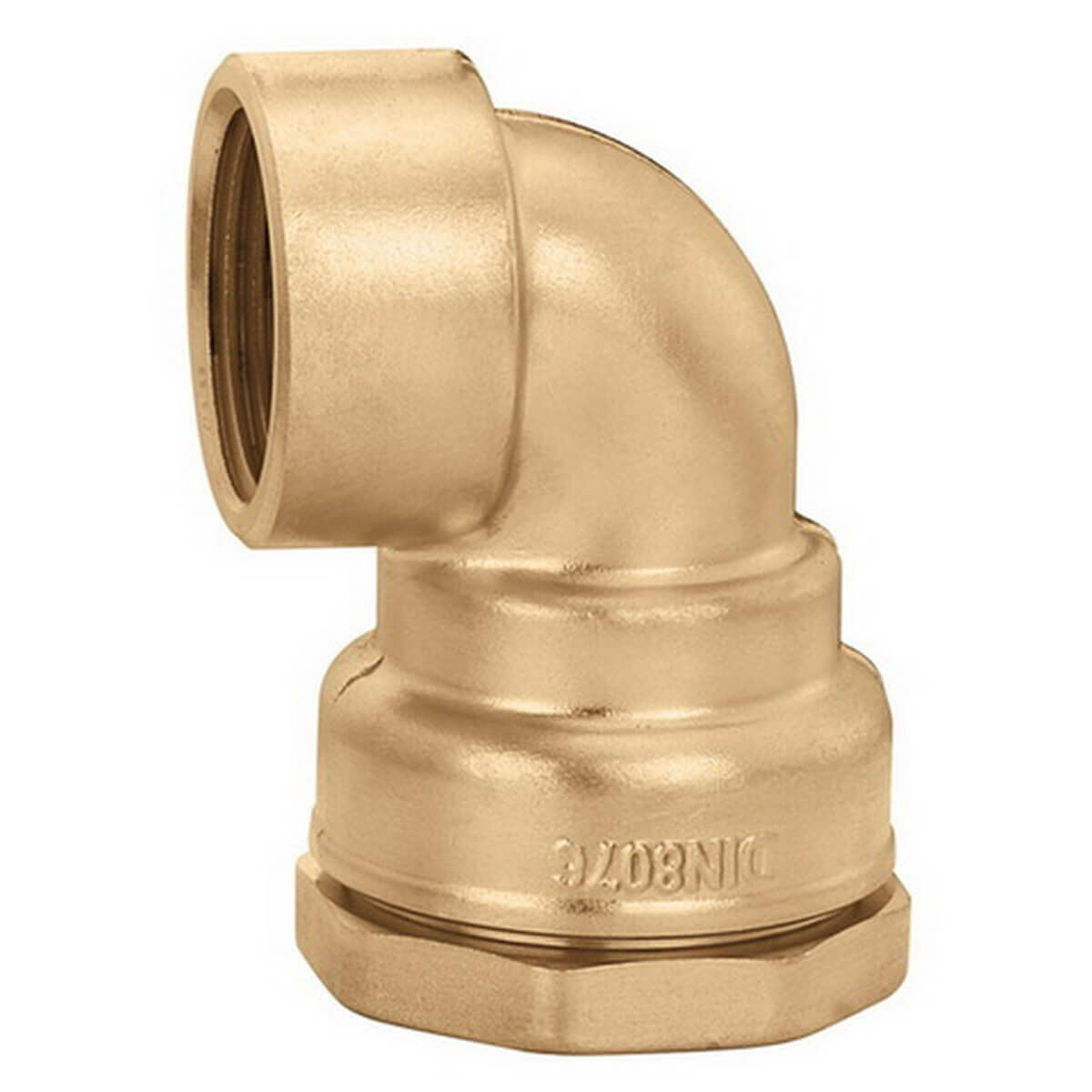 Caleffi Winkelverschraubung Ø 40 mm x 1 1/4" IG messing für PE-Kunststoffrohre