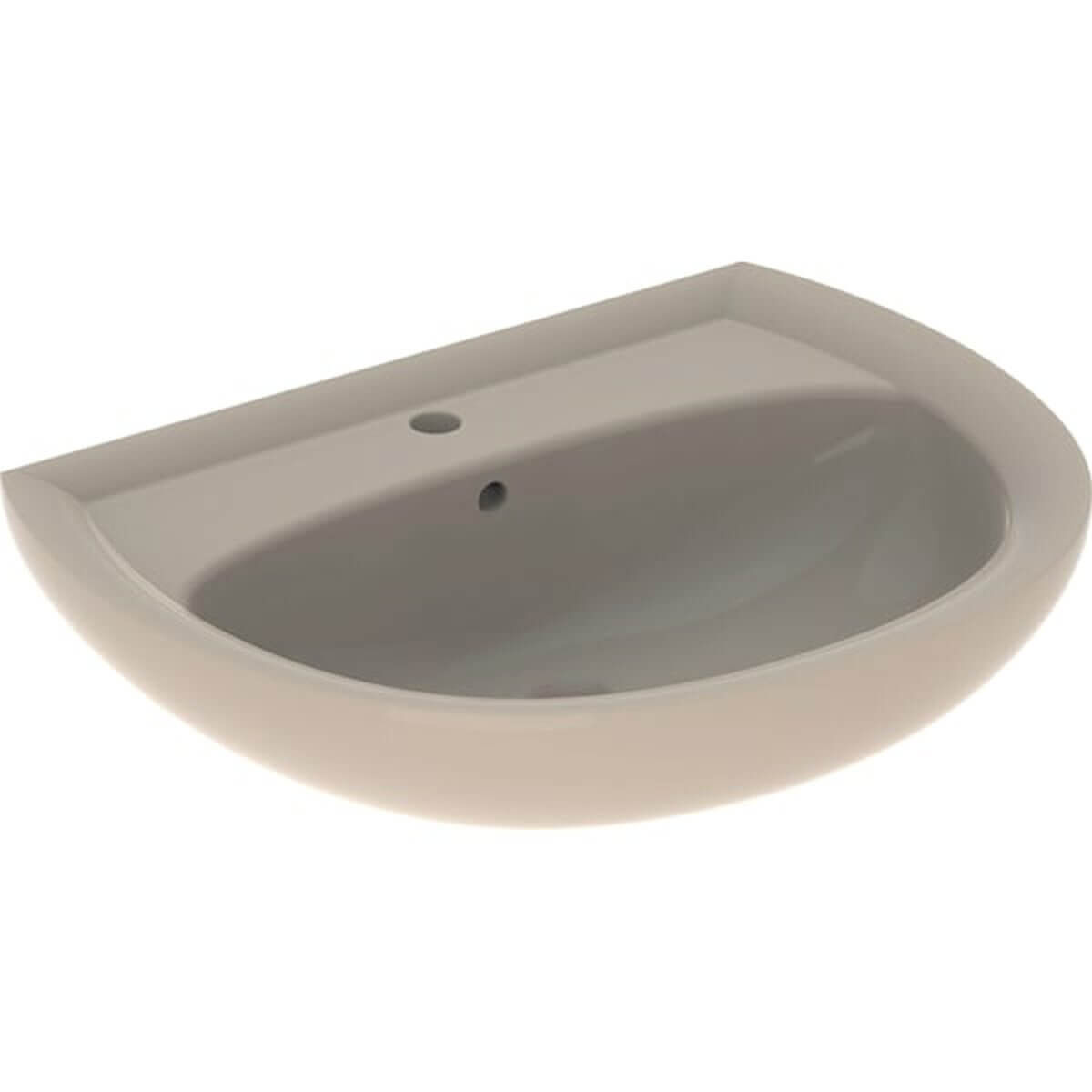 Geberit Waschtisch Renova 65 x 51 cm bahamabeige mit Hahnloch und Überlauf