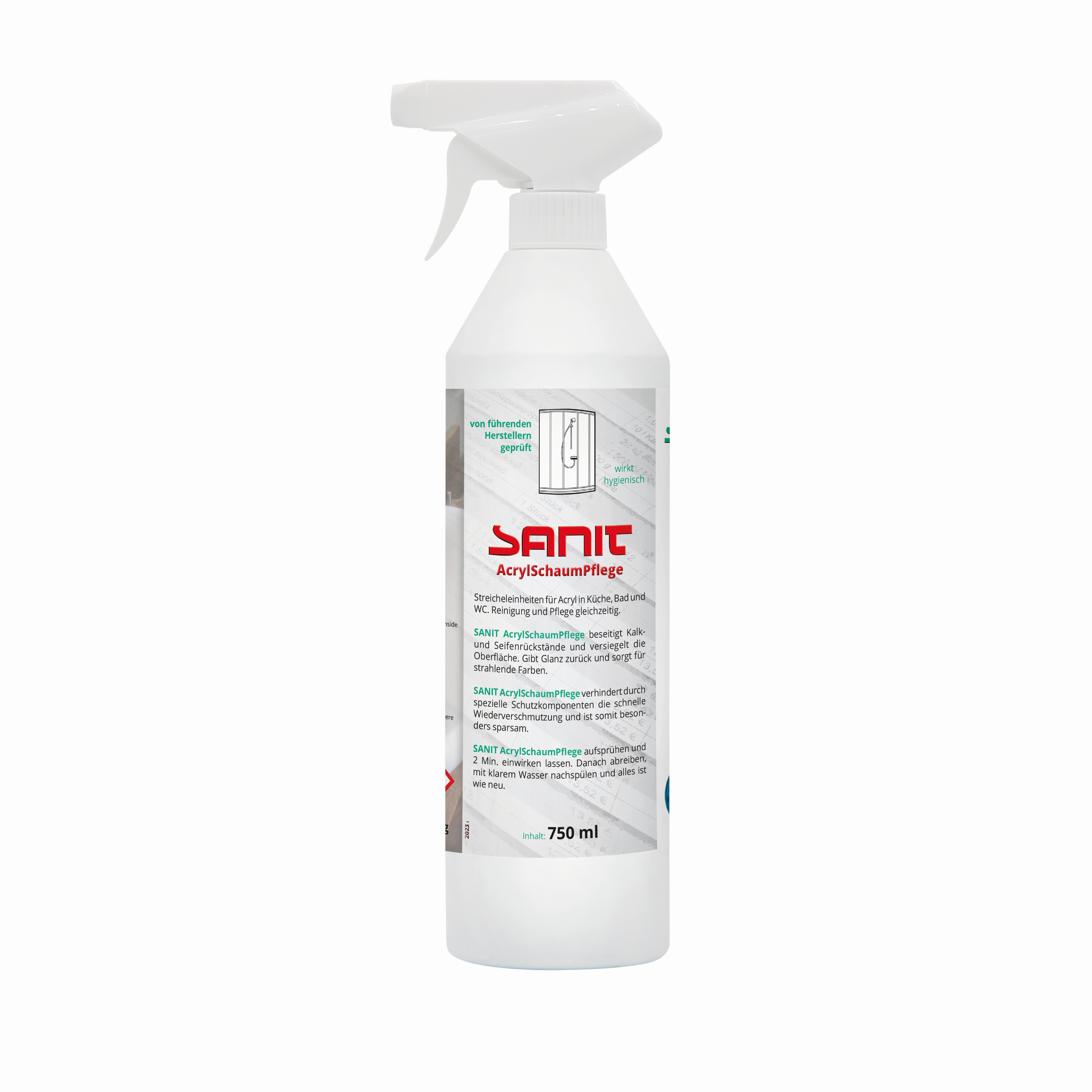 Sanit Acrylschaumpflege 750 ml