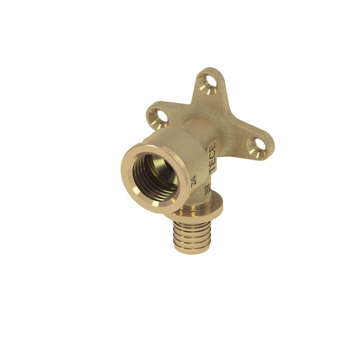 Tece Wandscheibe TECEflex 20 mm x Rp 1/2 Siliziumbronze