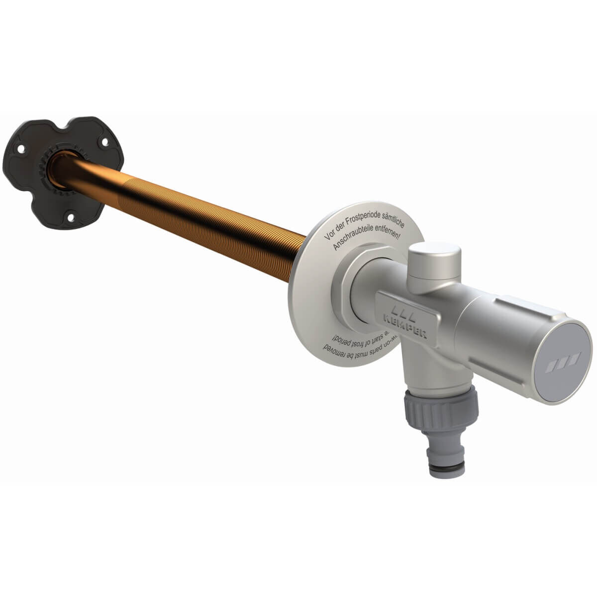 Kemper Außenarmatur Frosti DN 20 R 3/4 frostsicher mit Bediengriff Rotguss