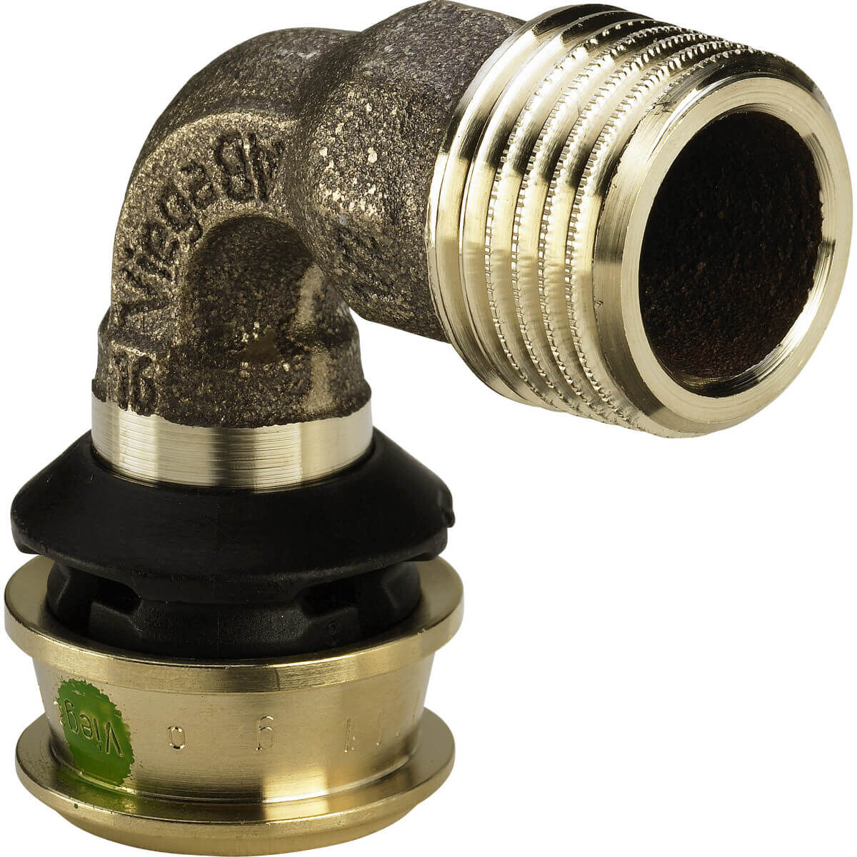 Viega Übergangsbogen Raxofix 5314 20 mm x R 1/2 90° mit Siliziumbronze