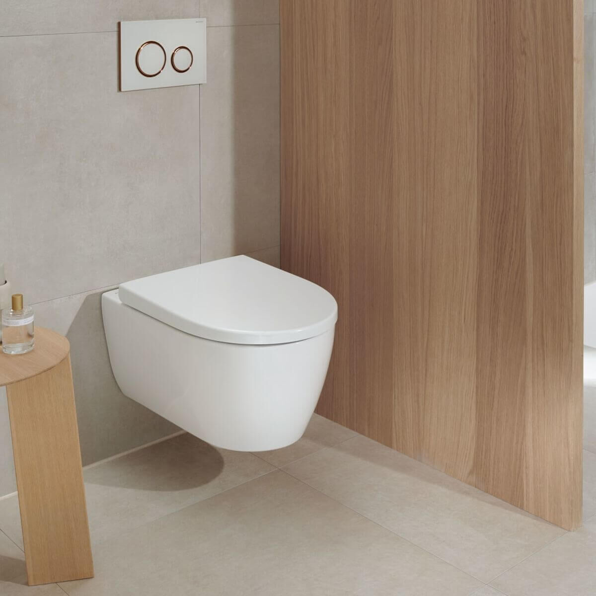 Geberit Wand-Tiefspül-WC iCon Set mit WC-Sitz weiß